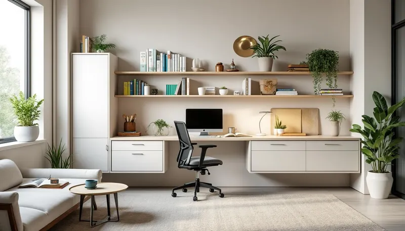 How can I make better use of a small office space?