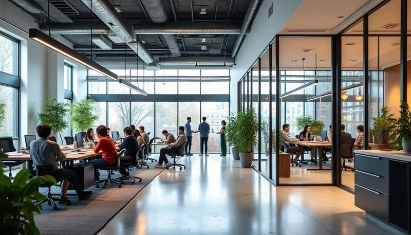 How do I decide between open-plan and private offices?