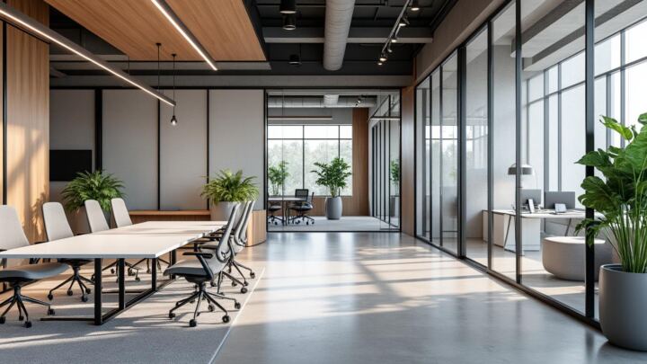 What are the best materials for modern office interiors? 1 découvrez les meilleurs matériaux pour aménager des bureaux modernes alliant esthétisme, durabilité et fonctionnalité. optimisez vos espaces de travail avec des choix innovants et élégants.