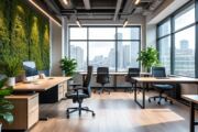 discover the latest office décor styles trending in the uk right now and transform your workspace with modern and stylish design ideas.